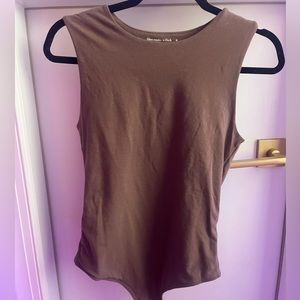 EUC Abercrombie brown bodysuit-Smoke free pet free home